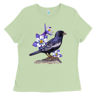 Matcha Colorado Lark Mountain Bunting Bird Ladies Tee - Bettercallsaul
