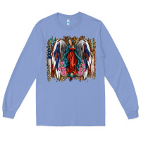 Colony Blue lady of guadalupe th of july Long Sleeve Tee - Jasminsmagicworld