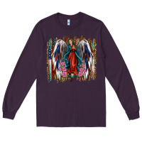 Plum lady of guadalupe th of july Long Sleeve Tee - Jasminsmagicworld