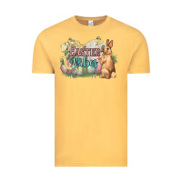 Vintage Mustard Easter vibes Easter Day Vintage Tee - HowdyJamesFarm