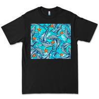 Black humpback whale Premium Tee - BarkalooDesign