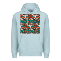 Blue Mist native american aztec seamless pattern 3 Premium Hoodie - BundleAndBundleShop