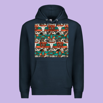 Native American Aztec Seamless Pattern 3 Premium Hoodie Designed By Bundleandbundleshop