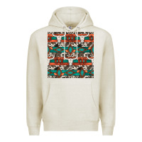 Oatmeal Heather native american aztec seamless pattern 3 Premium Hoodie - BundleAndBundleShop