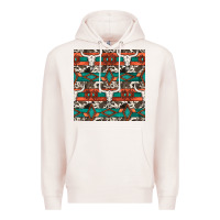 Pale Pink native american aztec seamless pattern 3 Premium Hoodie - BundleAndBundleShop