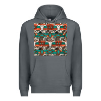 Rock native american aztec seamless pattern 3 Premium Hoodie - BundleAndBundleShop