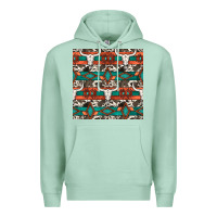 Seafoam native american aztec seamless pattern 3 Premium Hoodie - BundleAndBundleShop