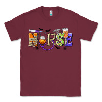 Burgundy Halloween Nurse Classic Tee - texasbilliewilder