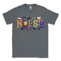 Charcoal Heather Halloween Nurse Classic Tee - texasbilliewilder