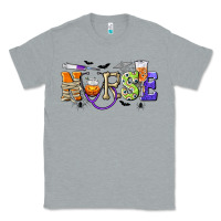 Heather Grey Halloween Nurse Classic Tee - texasbilliewilder