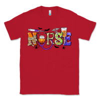 Red Halloween Nurse Classic Tee - texasbilliewilder