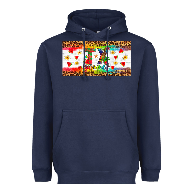 Texas Summer License Plate Heavyweight Hoodie by Artiststas | Teevron