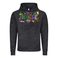 Vintage Black nurse mardi gras Vintage Hoodie - CowGirlArtShop