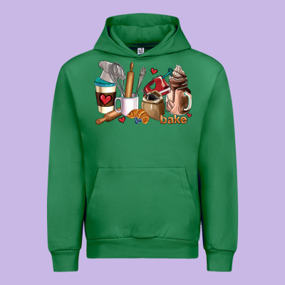 Bakery Coffee Cups Urban Hoodie Designed By Adodesignshop