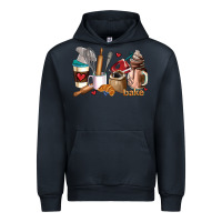 Navy bakery coffee cups Urban Hoodie - AdoDesignShop