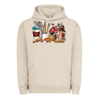 Pigment French Oak bakery coffee cups Urban Hoodie - AdoDesignShop