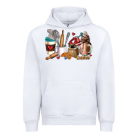 White bakery coffee cups Urban Hoodie - AdoDesignShop