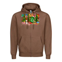 Chestnut Christmas teacher Zipper Hoodie - CowhideDigitalArt