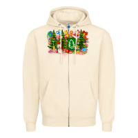 Sandshell Christmas teacher Zipper Hoodie - CowhideDigitalArt