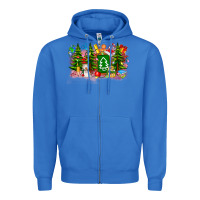 True Royal Christmas teacher Zipper Hoodie - CowhideDigitalArt