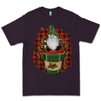 Plum Gnomes With Coffee Christmas Premium Tee - RanaPortraitStore
