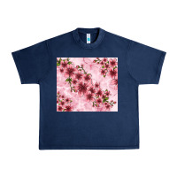 Hibiscus Flowers With Glitter Urban Heavy Tee | Teevron