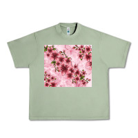 Oil Green hibiscus flowers with glitter Urban Heavy Tee - TumblerDesignByShophia