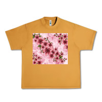 Peanut Butter hibiscus flowers with glitter Urban Heavy Tee - TumblerDesignByShophia