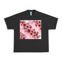 Pigment Black hibiscus flowers with glitter Urban Heavy Tee - TumblerDesignByShophia