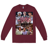 Burgundy The 'Burbs Horror Movie Halloween Long Sleeve Tee - minhPixels