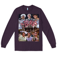 Plum The 'Burbs Horror Movie Halloween Long Sleeve Tee - minhPixels
