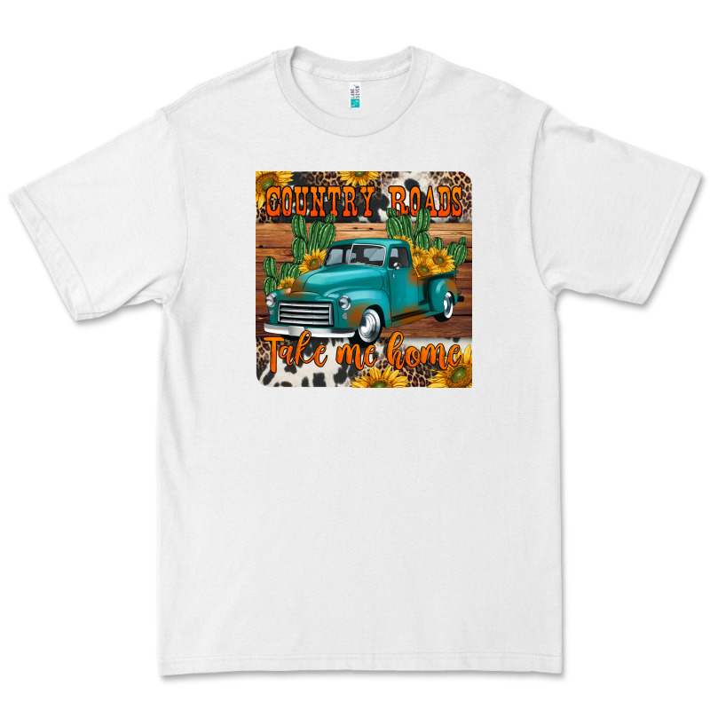 Country Roads Take Me Home Truck Coaster Premium Tee by Jasminsmagicworld | Teevron