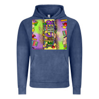 Vintage Denim teacher mardi gras Vintage Hoodie - CowGirlArtShop