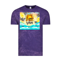 Cloud Purple sunny vibes Vintage Tee - TumblerDesignByShophia