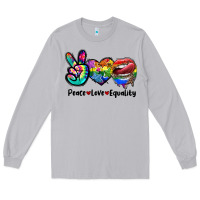 Moon Dust Peace love equality LGBT+ Long Sleeve Tee - CowGirlArtShop