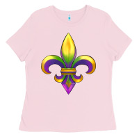 Bubblegum Pink mardi gras Ladies Tee - RanaPortraitStore