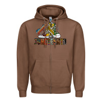Chestnut steppin into juneteenth Zipper Hoodie - SublimationCraftShop