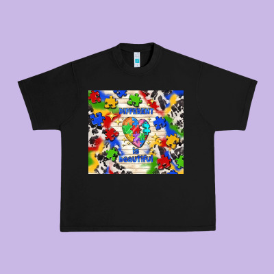 Different Is Beautiful Urban Heavy Tee Designed By Tumblerdesignbyshophia