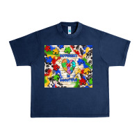Navy different is beautiful Urban Heavy Tee - TumblerDesignByShophia