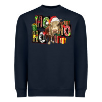 Navy ho ho ho heifer Heavyweight Sweatshirt - FaDigitalArtStudio