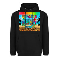 Black sunrise sunburn sunset repeat Heavyweight Hoodie - Artiststas