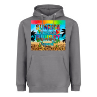 Storm sunrise sunburn sunset repeat Heavyweight Hoodie - Artiststas