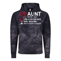 Cloud Black Funny Drunk Aunt Definition DRAUNT Gift For Auntie Vintage Hoodie - minhPixels
