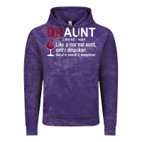 Cloud Purple Funny Drunk Aunt Definition DRAUNT Gift For Auntie Vintage Hoodie - minhPixels