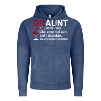 Vintage Denim Funny Drunk Aunt Definition DRAUNT Gift For Auntie Vintage Hoodie - minhPixels