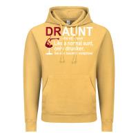 Vintage Mustard Funny Drunk Aunt Definition DRAUNT Gift For Auntie Vintage Hoodie - minhPixels