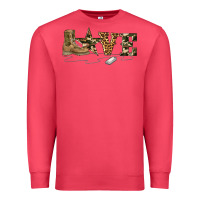 Cardinal camouflage military boots love Premium Sweatshirt - Artiststas