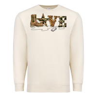 Sandshell camouflage military boots love Premium Sweatshirt - Artiststas