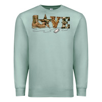 Seafoam camouflage military boots love Premium Sweatshirt - Artiststas