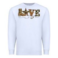 White camouflage military boots love Premium Sweatshirt - Artiststas